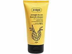 Energizáló tusfürdő  & sampon Pineapple Skin Care (Shower Gel & Shampoo) 160 ml