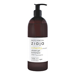 Gel de duș și șampon 3în1 Baltic Home Spa (Shower Gel & Shampoo) 500 ml