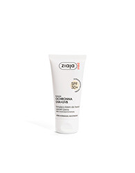 Cremă facială tonifiantă pentru piele normală sau vene marite SPF 50+ nuanță deschisă (Tinted Cream) 50 ml