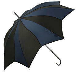Damen Stock-Regenschirm Black Swirl