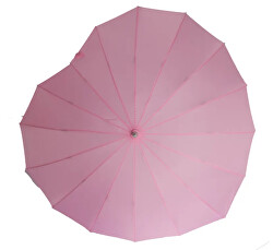Női botesernyő Heart Shaped Pink