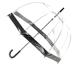 Damen transparenter Stock-Regenschirm