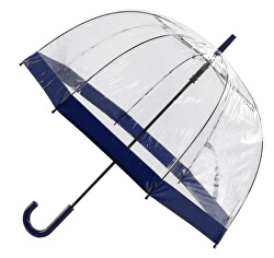 Umbrelă transparentă în formă de baston, pentru femei