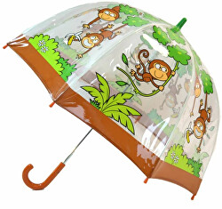Kinder Holovaty transparent Regenschirm Buggz Kids Stuff Monkey Bumon