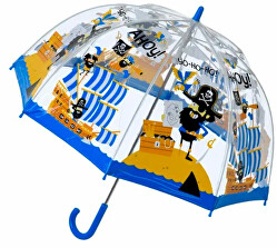 Transparenter Regenschirm für Kinder Piraten-Regenschirm