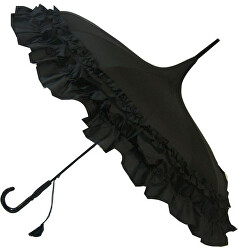 Damenregenschirm Black Class ic gekräuselte Pagode