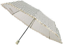 Damen-Regenschirm Polka mit Rüschen und Sparkles-Creme BCFPOL CR