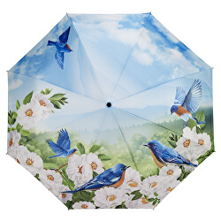 Női összecsukható automata esernyő Blue Birds