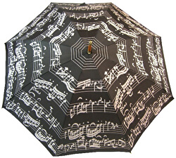 Notă de muzică Black LRWP877 / BM Umbrella cu stick-uri