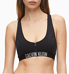 Női bikini felső Zip Bralette-Rp Pvh Black