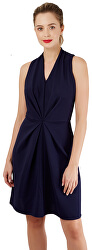 Női ruha Closet Centre Pleats A-Line Dress Navy