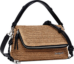 Dámská crossbody kabelka Half Logo Raffia Ha Ve