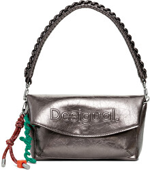 Dámská crossbody kabelka Half Logo Trokel Dark Silve
