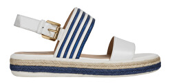 Női szandál D Sandal Leelu` White/Blue