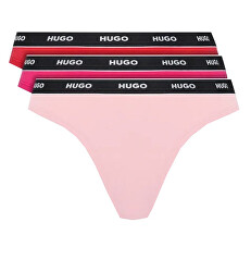 3 PACK - dámské kalhotky HUGO