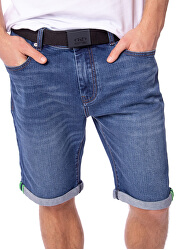 Pantaloni scurți pentru bărbați Wide S19-408 Denim
