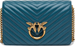 Dámská kožená crossbody kabelka