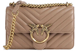 Dámská kožená crossbody kabelka