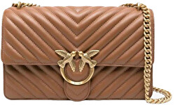 Dámská kožená crossbody kabelka