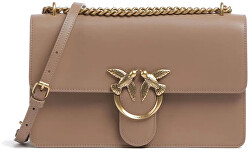 Dámská kožená crossbody kabelka