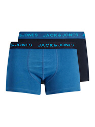 2 PACK - pánske boxerky JACCASPER Trunks 12192805 Navy Blaze r