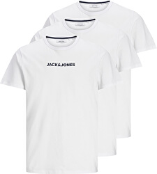 3 PACK - pánské triko JACRAIN Regular Fit