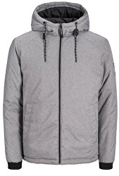 Férfi kabát JJLOCK JACKET 12217183 Light grey Melange