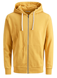Hanorac pentru bărbați JJEHOLMEN SWEAT ZIP HOOD NOOS Yolk Yellow REG FIT
