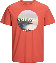 Tricou bărbătesc JORFADING TEE SS CREW NECK Chili REG