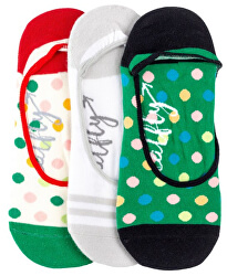 3 PACK - dámske ponožky Low socks S19 K / Green