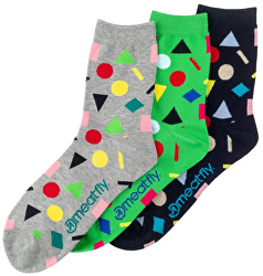 3 PACK - ponožky Multi Shape socks S19 Multi pack