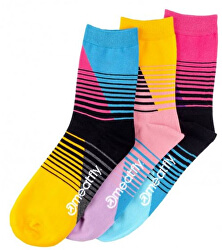 3 PACK - ponožky Color Scale socks - S19 Multi pack