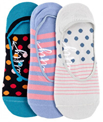 3 PACK - dámske ponožky Low socks S19 I / Blue