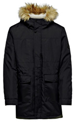 Férfi dzsekik ONSBASIL PARKA JACKET OTW NOOS Black