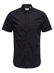 Cămasă pentru bărbati Alfredo SS Shirt Noos Black