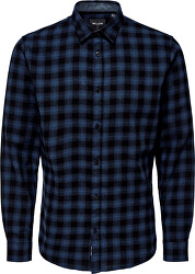Camicia da uomo ONSEMIL LS FLANNEL CHECK SHIRT Insignia Blue