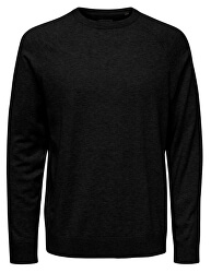Pulover de bărbați ONSMIKKEL 12 SOFT CREW RAGLAN KNIT Black