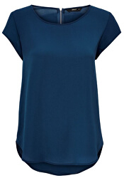 Női blúz ONLVIC S / S SOLID TOP NOOS WVN Gibraltár-tenger