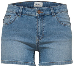 Frauen Shorts Carmen Reg Dnm Short mit Bb Mah114 Noos Light Blue