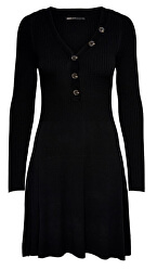 Damenkleid ONLIZA L / S DRESS KNT Black