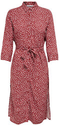 ONLNOVA LANGES SHIRTKLEID AOP WVN Apfelbutter FRÜHLINGSPUNKT