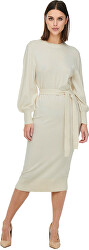 Damen Kleid ONLLELY Slim Fit 15246036 White cap Gray
