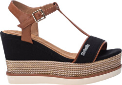 Sandale pentru femei Black Pu Combined Ladies sandals
