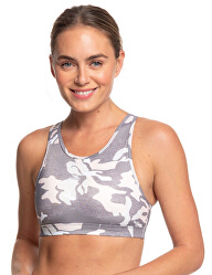 Dámská sportovní podprsenka Lets Dance Bra Printed Charcoal Heather Darwin S