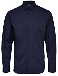 Cămașă pentru bărbați Slimpreston-Clean Shirt Ls B Noos Navy Blazer