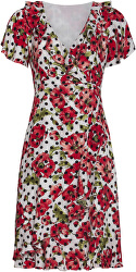Rochie pentru femei 20118 Black - White / Roșu