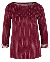 Női póló 04.899.39.5350 .49X1 Jewel Red Knit Dessin
