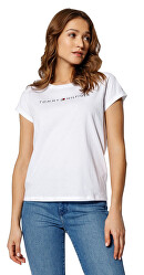 T-shirt da donna Tommy Original Rn Tee Ss Logo White