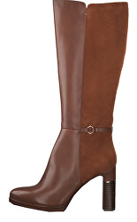 Stivali da donna 1-1-25504-23 -305 Cognac