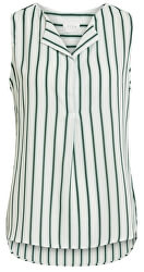 Bluză pentru femei Lucy S/L Top-Fav Lux Snow White Blue Haze